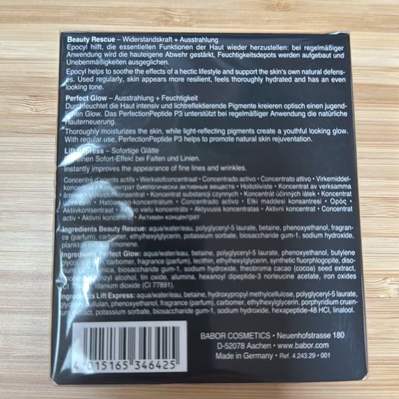 Babor 3 ampoules lift express new sealed - Picture 2 of 2